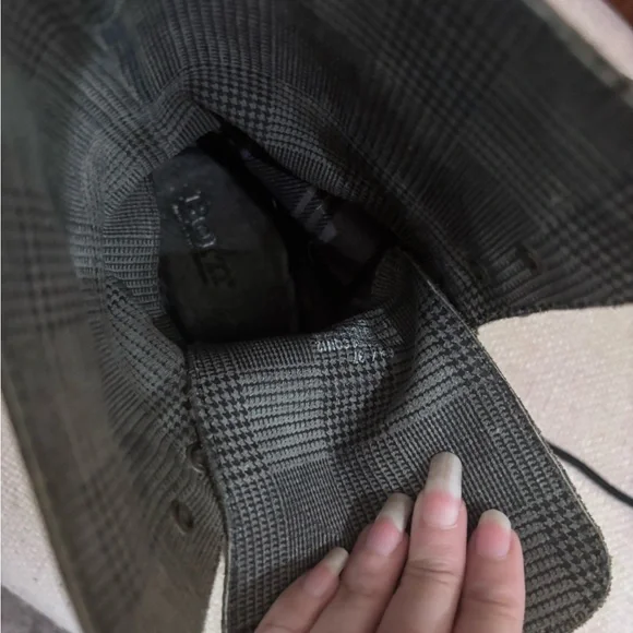 Born Grey Lace-Up Combat Boots - Picture 8 of 10